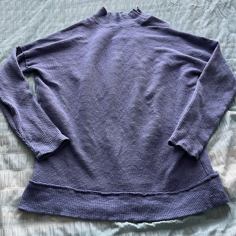 Free People Mock Neck Pullover